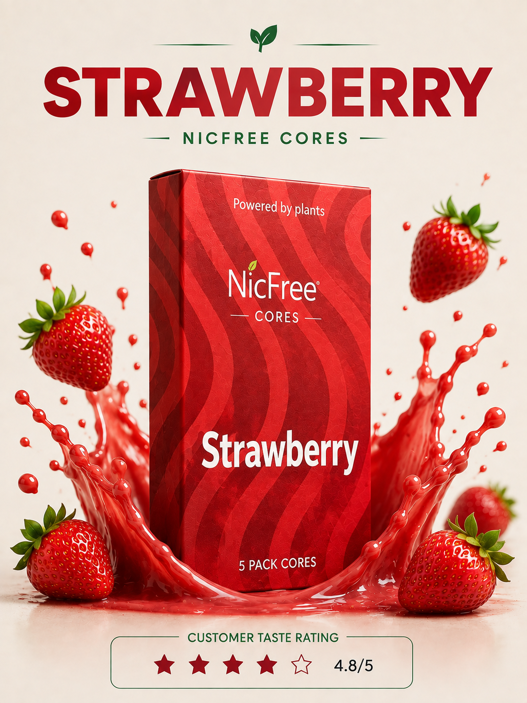 NicFree Strawberry Flavor Pack